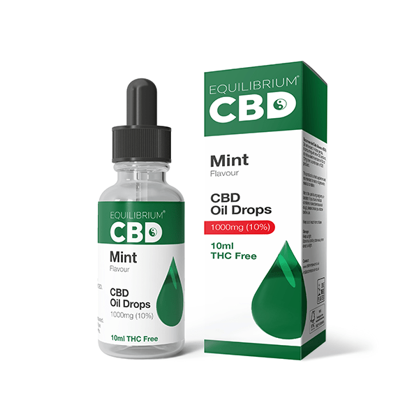 1000mg Equilibrium CBD Oil 10ml - Mint Flavour - PURE ROOTS