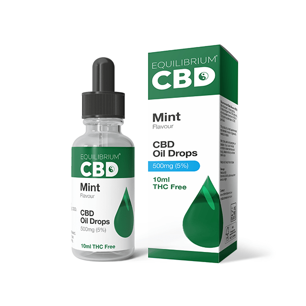 500mg Equilibrium CBD Oil 10ml - Mint Flavour - PURE ROOTS