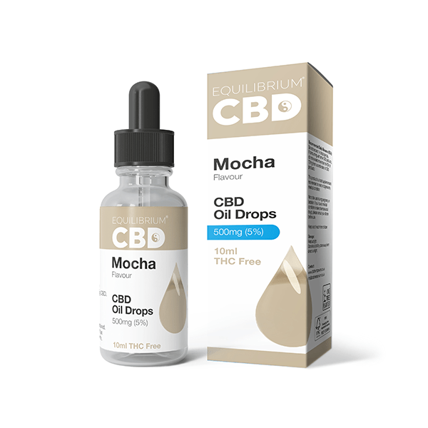 500mg Equilibrium CBD Oil 10ml - Mocha Flavour - PURE ROOTS