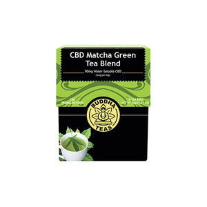 Buddha Teas 5mg CBD Tea Bags - Matcha Green Tea Blend - PURE ROOTS