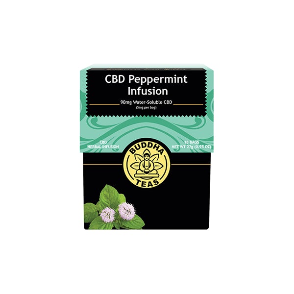 Buddha Teas 5mg CBD Tea Bags - Peppermint Infusion - PURE ROOTS