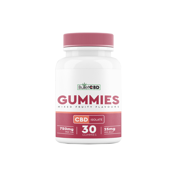 Bullet CBD 750mg CBD Isolate Gummies - 30 Pieces - PURE ROOTS