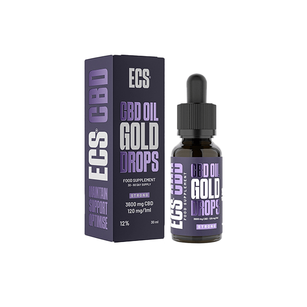 Canavape 3600mg 12% ECS CBD Oil 30ml - PURE ROOTS