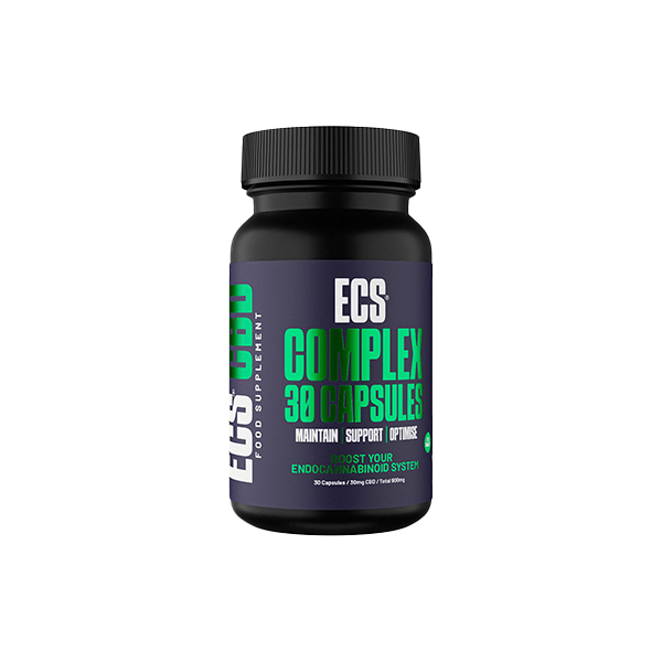 Canavape 900mg ECS Complex High Strength CBD Capsules - 30 Caps - PURE ROOTS